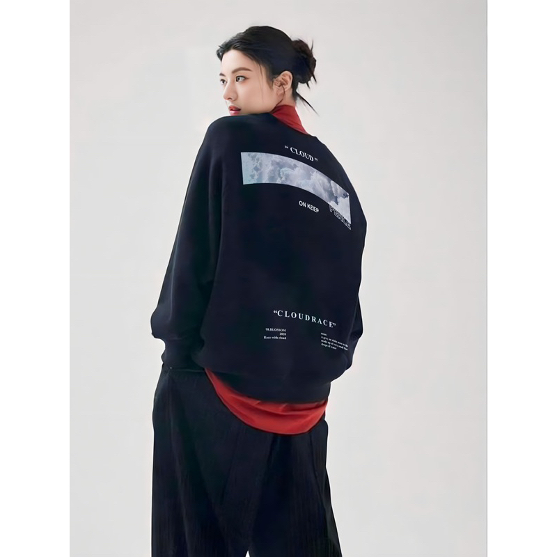 Sweater Cloud Race - Nỉ bông - Local Brand