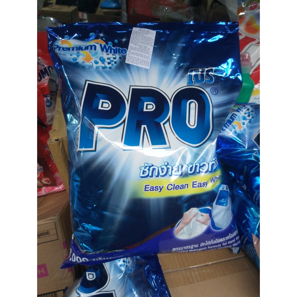 Bột giặt PRO 3kg Premium White Thái Lan
