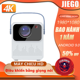 Jiego máy chiếu di động, máy chiếu hd 1920 * 1080, hệ thống android 9.0, máy chiếu 120 inch