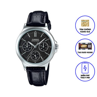 Đồng Hồ Nữ Dây Da Chính Hãng CASIO LTP-V300L-1A