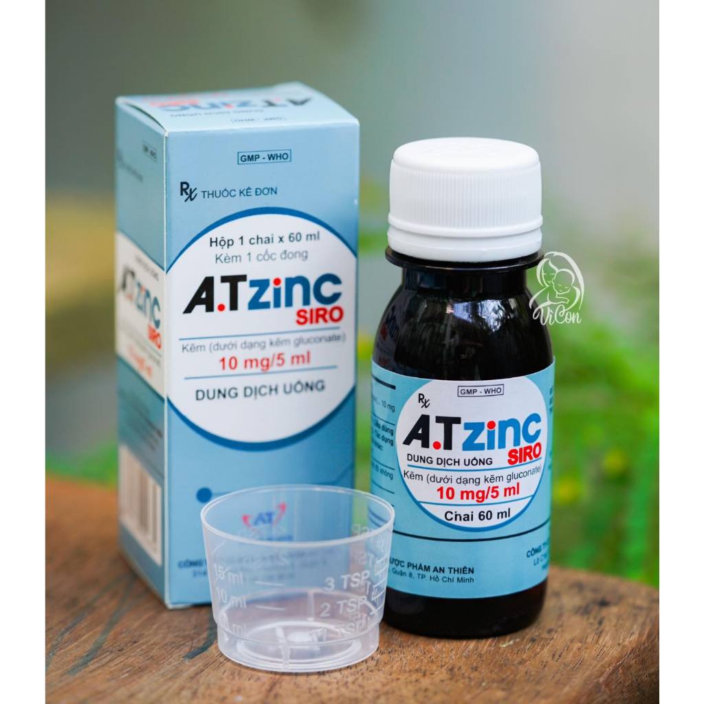 Kẽm siro tăng đề kháng, hỗ trợ VDCĐ, biếng ăn