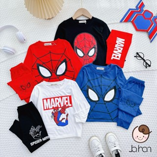 (Size 9-31kg ) Đồ Bộ Tay Dài Thun Lạnh In Hình Siêu Nhân Minky Mom Size Từ 9 Đến 31kg - HÀNG LOẠI 1