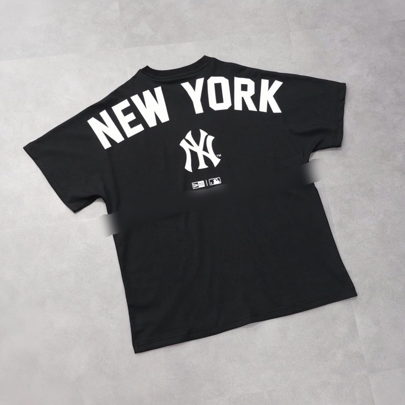 Áo Thun MLB x E.RA Big Logo 100% Cotton - Áo Phông Form Unisex Đầy Đủ Tem Tag MLB 019