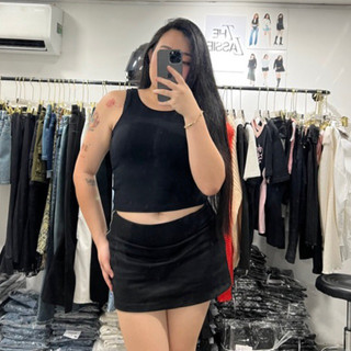   CHẤT LƯỢNG TỐT  Chân váy chữ A Bigsize chất dày  trắng và đen  đứng form có lót bên trong - UMIE SKIRT 