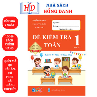 Sách - đề kiểm tra toán lớp 1 - kỳ 2- kết nối