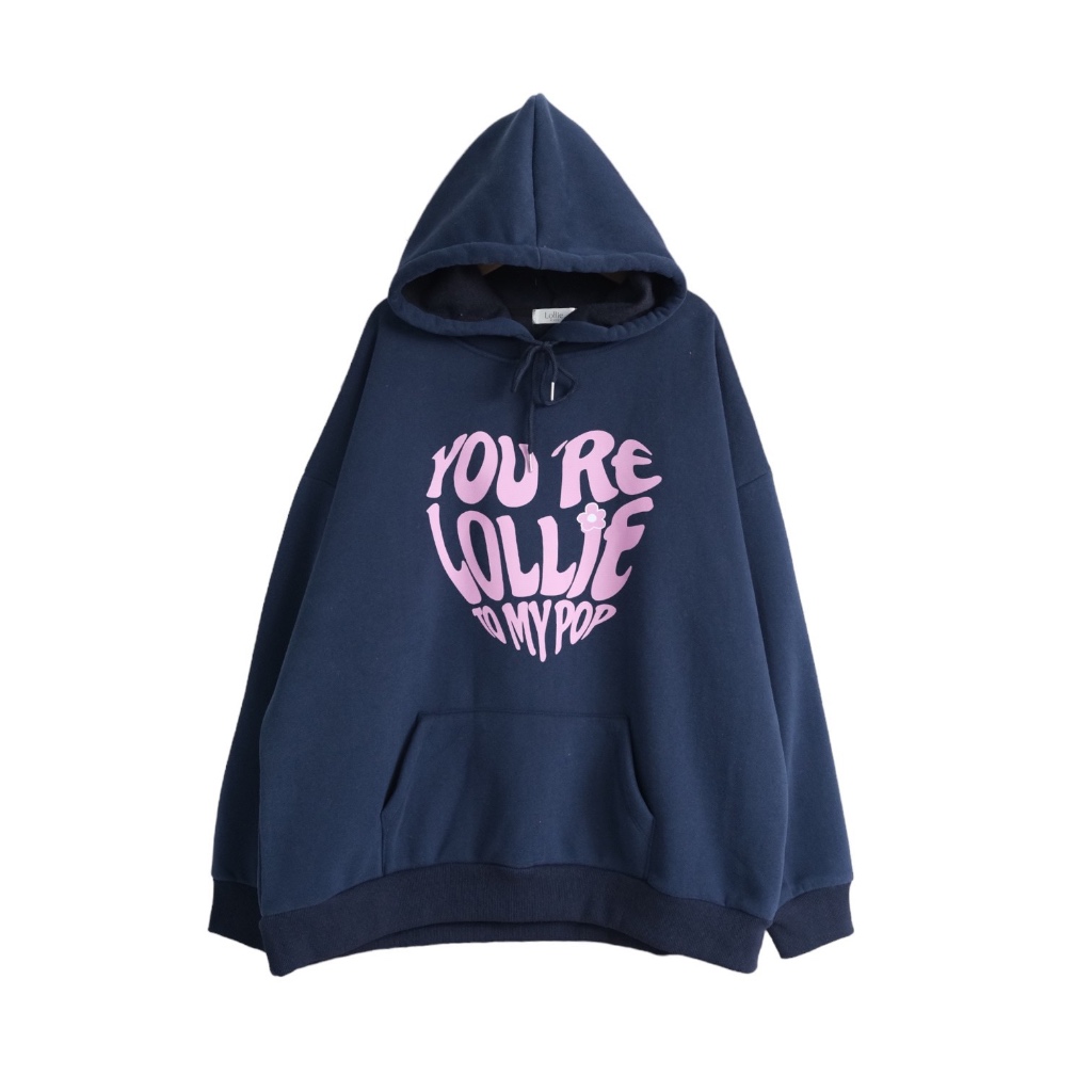 Áo hoodie Heartshaped Lolliepop TKP197 LOLLIE STUDIO