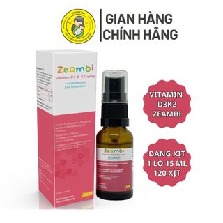 Vitamin D3k2 Zeambi dạng xịt 15ml nhập khẩu Anh Quốc