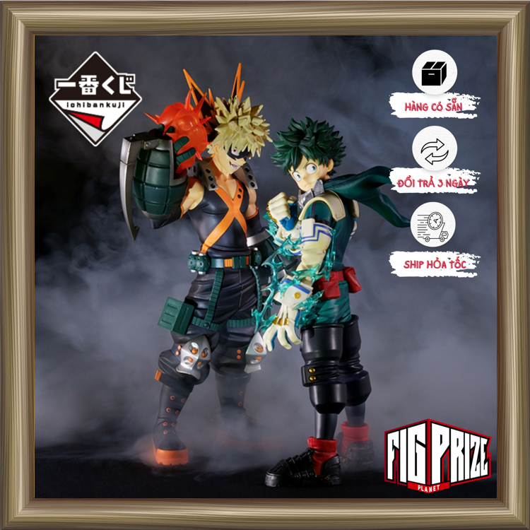 Mô hình Deku Bakugo Giải A đến D Let's Begin Set My hero Academia - ICHIBAN KUJI BANDAI NAMCO