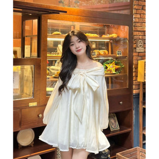 Sena Dress ( Đầm trễ vai babydoll )