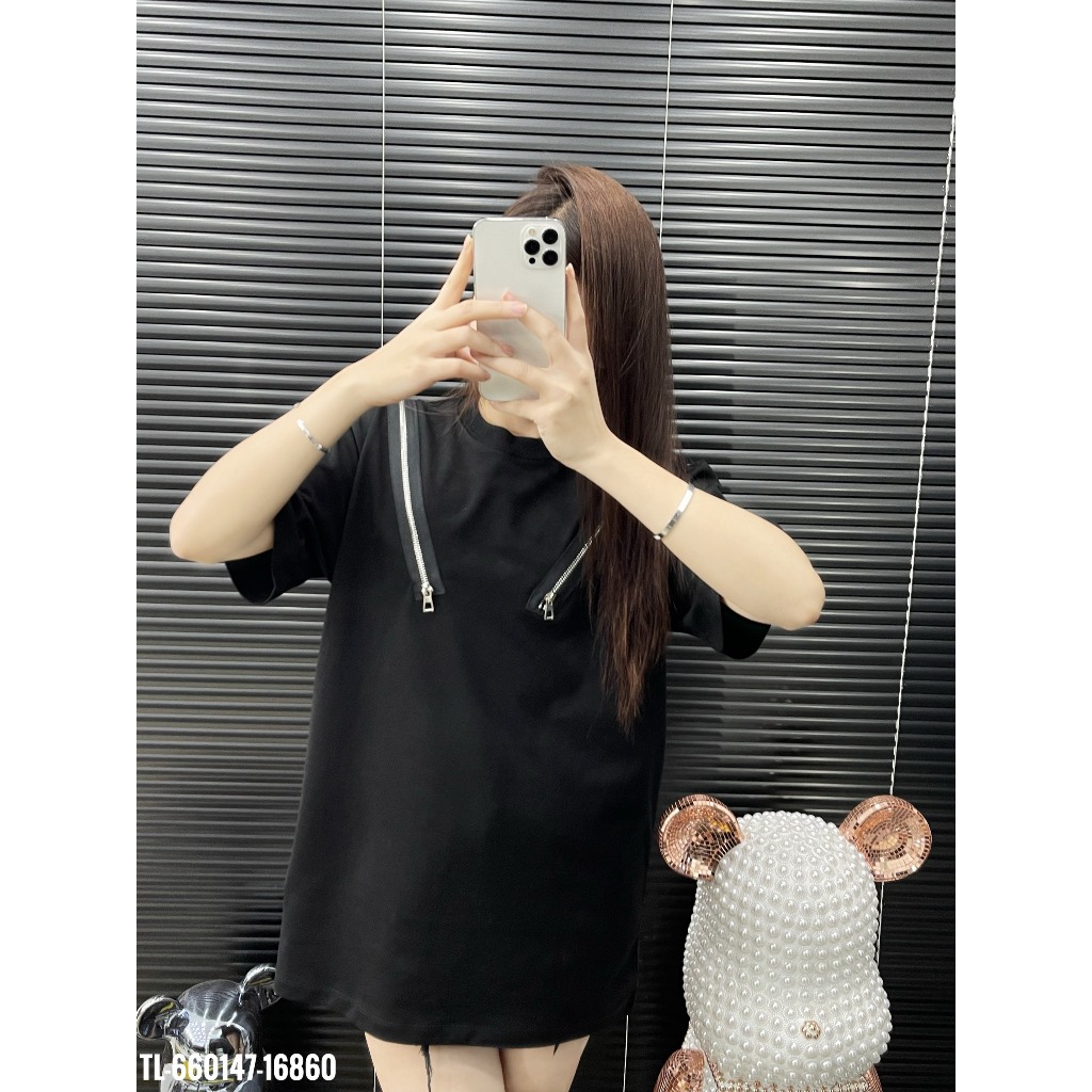 🔥Hot🔥Áo thun Dsquared2 trơn phối 2 khóa thiết kế hot trend Nam nữ New 2024