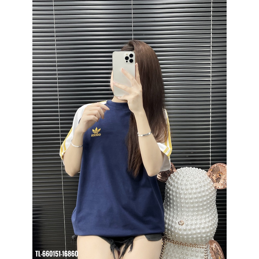 🔥Hot🔥Áo thun Adidas họa tiết thêu logo thiết kế hot trend Nam nữ New 2024