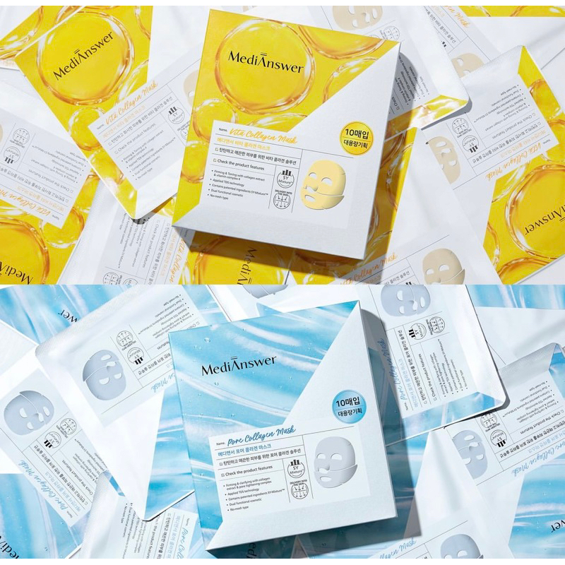 Mặt Nạ Thạch Collagen MediAnswer Vita Collagen Mask Chống Lão Hóa Và Chăm Sóc Toàn Diện