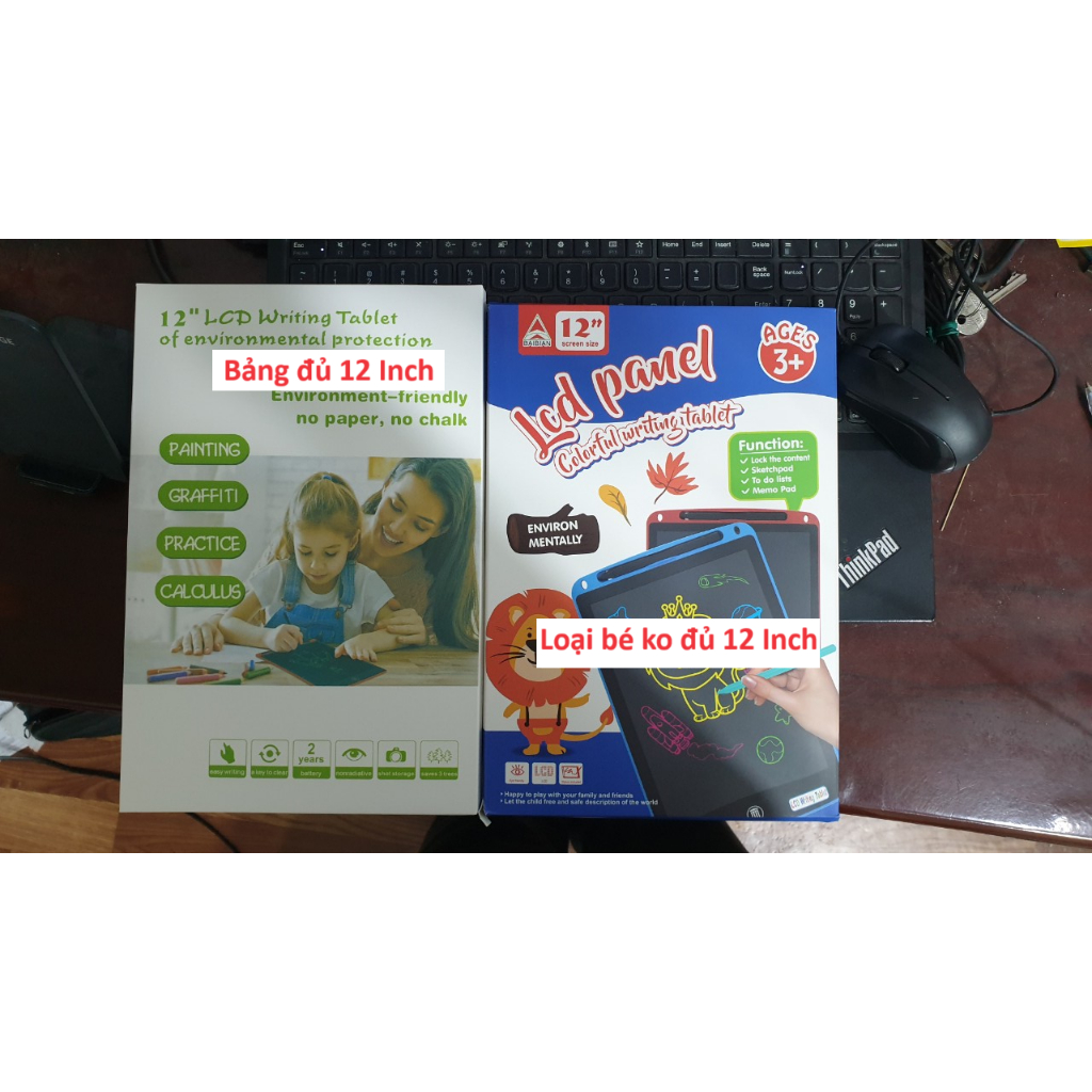 Pin thay thế dùng cho Bảng vẽ tự xóa điện tử 3D bảng viết vẽ thông minh 8.5 inch -12 inch