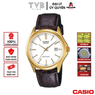 Đồng hồ nam dây da casio chính hãng mtp-1183q-7adf