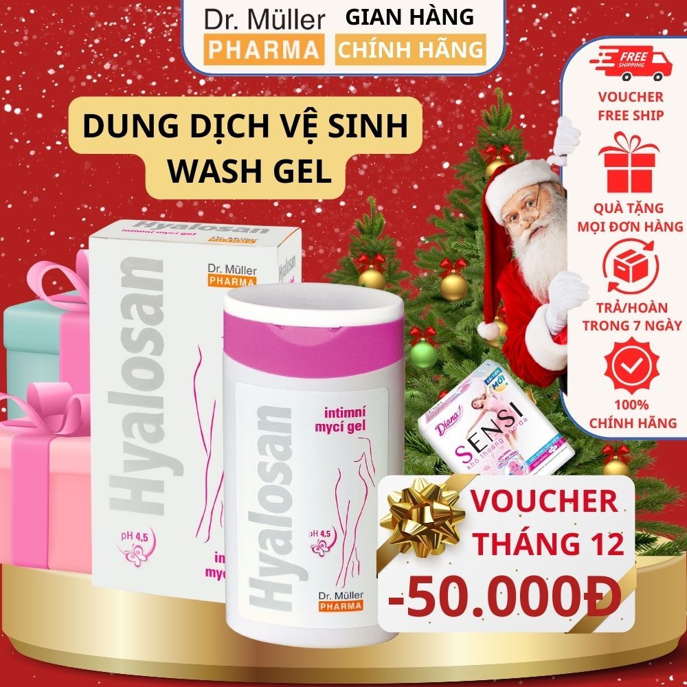 Dung dịch vệ sinh Hyalosan Wash Gel chăm sóc vùng kín nữ