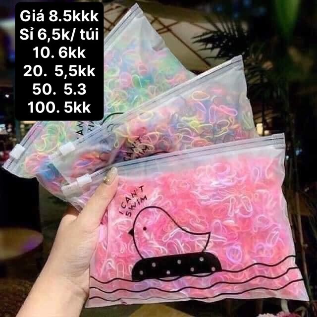 Set 1000 dây buộc tóc
