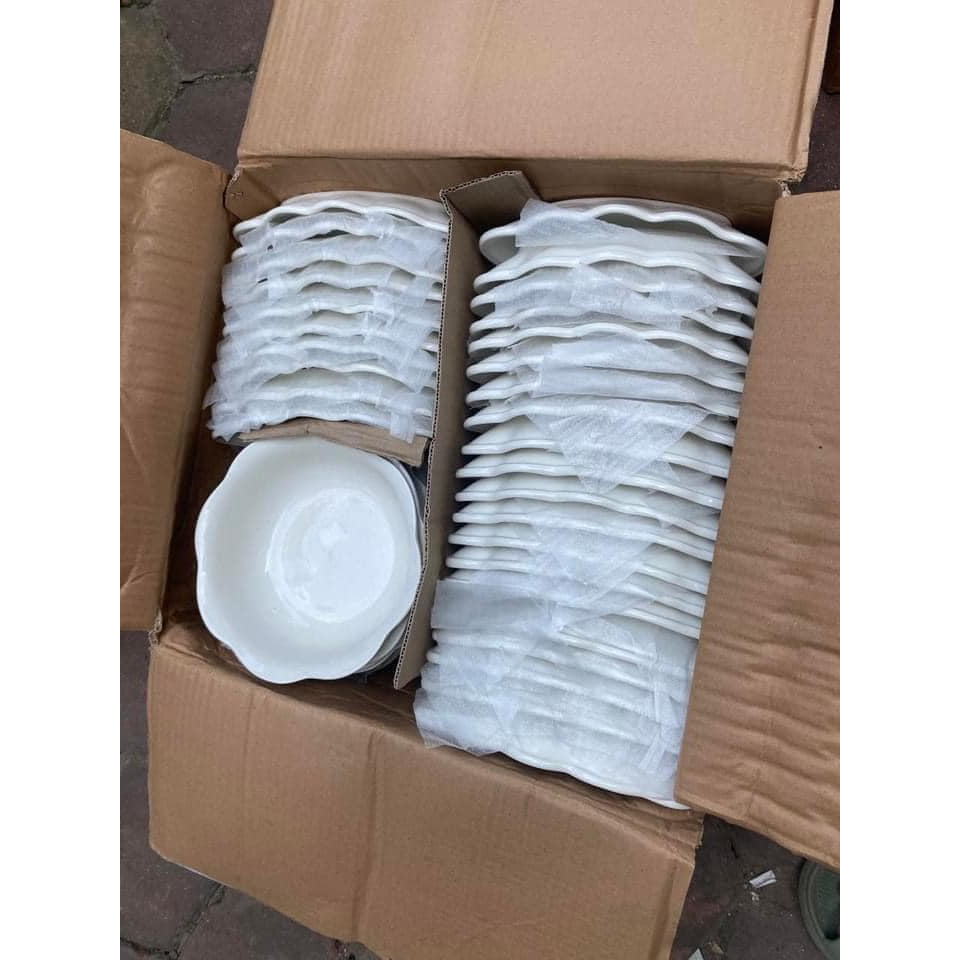 BỘ BÁT ĐĨA HOA MẶT TRỜI - SỨ MINH CHÂU - HÀNG VN CHẤT LƯỢNG CAO