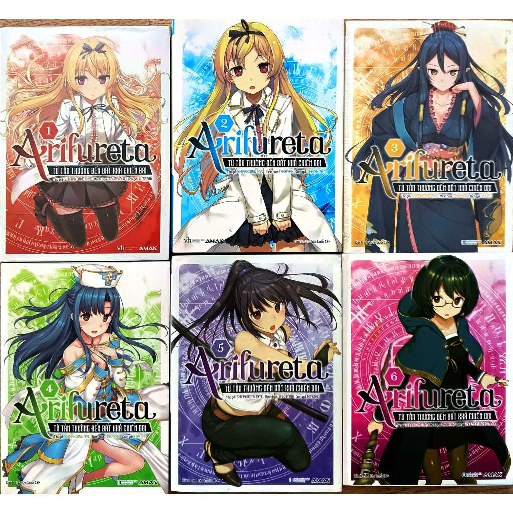 Arifureta từ tầm thường đến bất khả chiến bại Full - Tập 1 2 3 4 5 6 Combo trọn bộ 1-6  - Amak