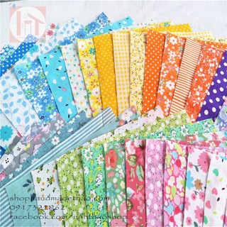 Vải thô, cate khổ 50x50cm bông nhí làm thủ công DIY, may đồ búp bê