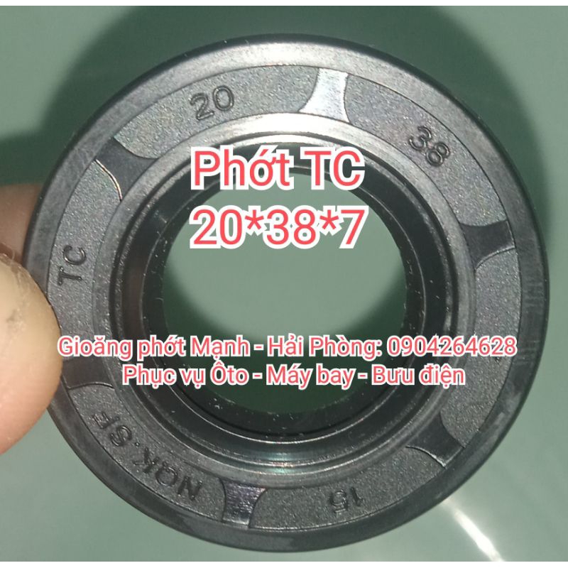 Phớt TC 20*38*7, 20x38x7