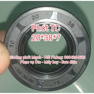 Phớt tc 207, 20x38x7