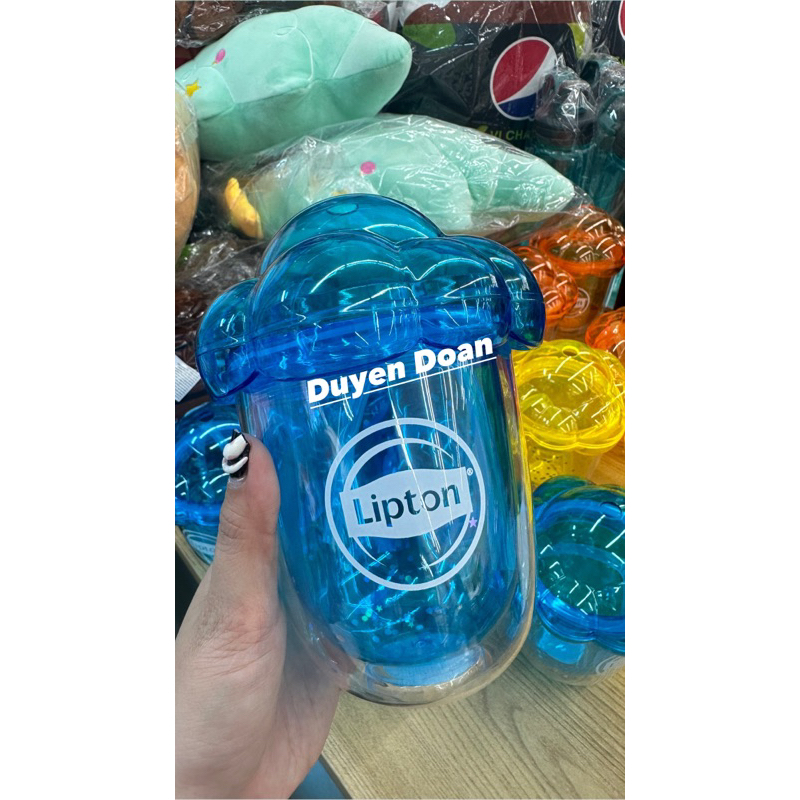 🔥[Hàng có sẵn] 1 Ly Lipton SĂN MÂY / LY MÂY hot rần rần (1Ly +kèm 1 chai Lipton)☁️+🥤