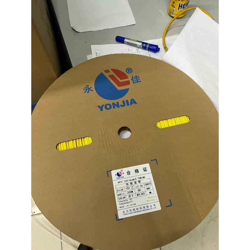 Gen co nhiệt cách điện 1mm-50mm nhiều màu YONJIA/YONGLI/CHFK/K102