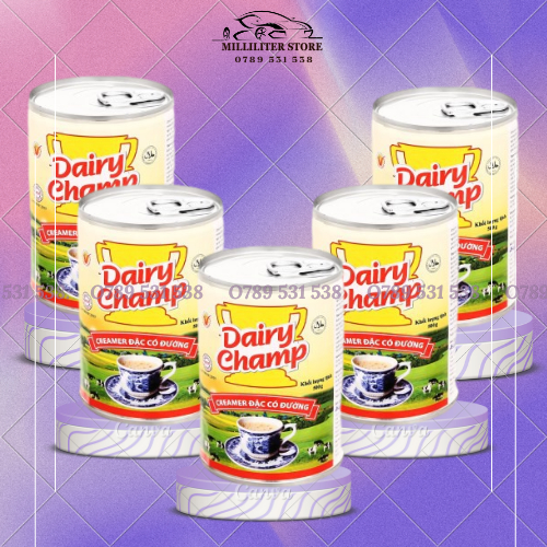 Combo 5 Sữa đặc có đường Dairy Champ lon 500g