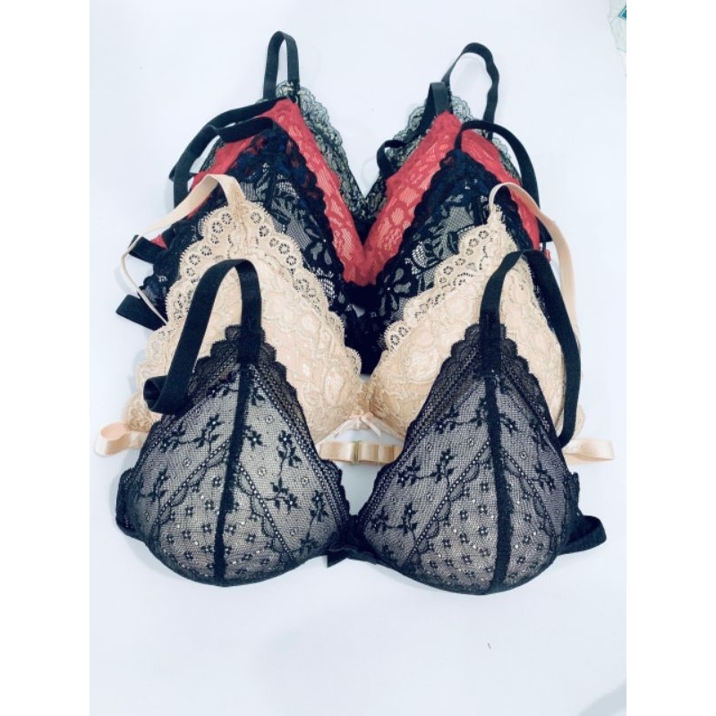 (SIZE TO ĐẾN 44) Áo Bralette ren không gọng, có đệm mỏng size to, gợi cảm, quyến rũ.
