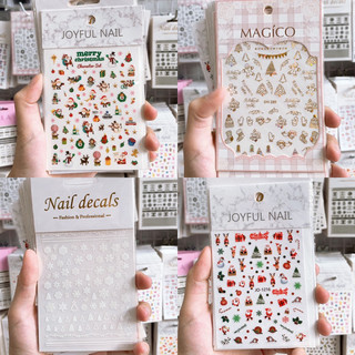 Sticker noel dán nail