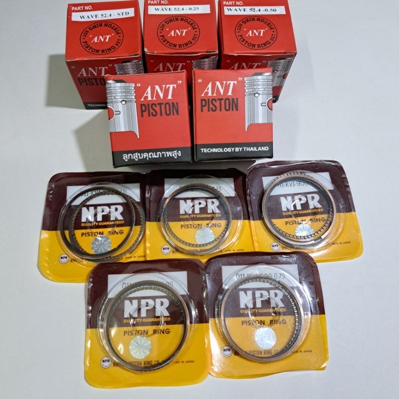 Piston+xét măng WAVE 110 ,CỐT( 0,1,2,3,4) dùng cho xe mày(lưu ý lắp cho xe máy trung quốc 110 cc)