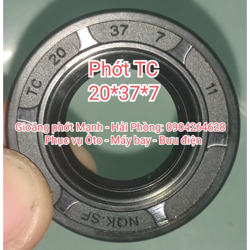 Phớt TC 20*37*7 , 20x37x7