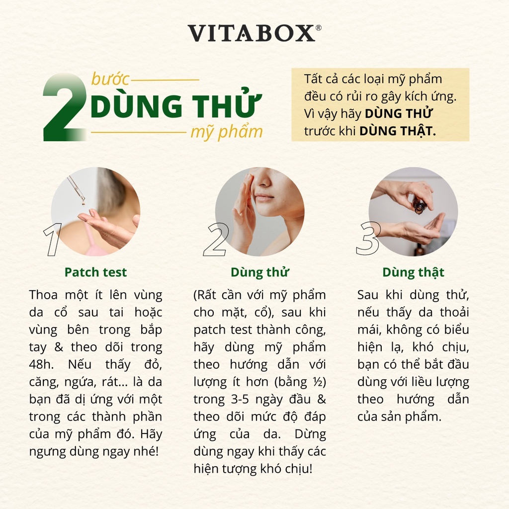 Dầu Dưỡng Da Mặt Cấp Ẩm Sâu Cho Da Khô, Lão Hóa Giúp Da Căng Mịn Đều Màu Mờ Nếp Nhăn VITABOX Glowing Face Oil 30mL