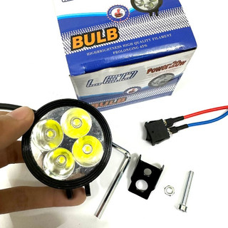 Đèn Led trợ sáng L4 ngắn 3 chế độ.Full phụ kiện,bảo hành 1 năm ánh sáng trắng lỗi 1 đổi 1