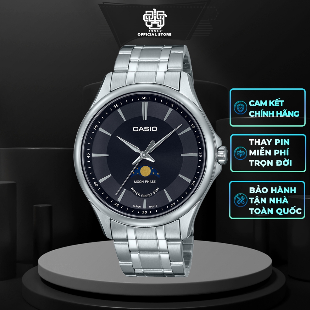 Đồng hồ Nam CASIO MTP-M100D-1A Hàng chính hãng