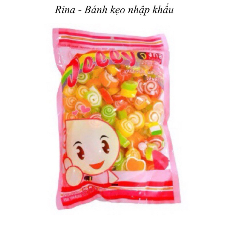 Kẹo dẻo trái cây 500g - Thái Lan (Hình xoắn đẹp)