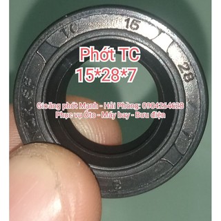 Phớt tc 157 , 15x28x7