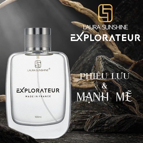 Nước Hoa Nam Explorateur Laura Sunshine 100ml Chính Hãng Mùi Hương Mạnh Mẽ