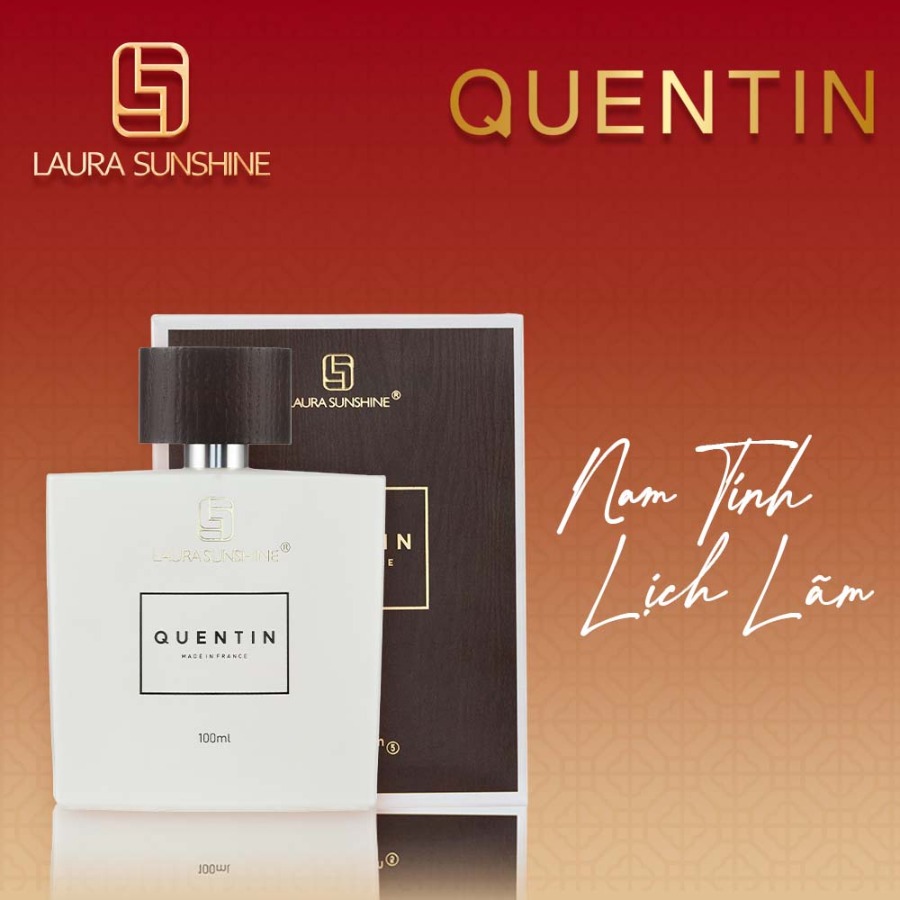 Nước Hoa Nam Quentin Laura Sunshine Nhật Kim Anh 100ml Mùi Hương Nam Tính Lôi Cuốn