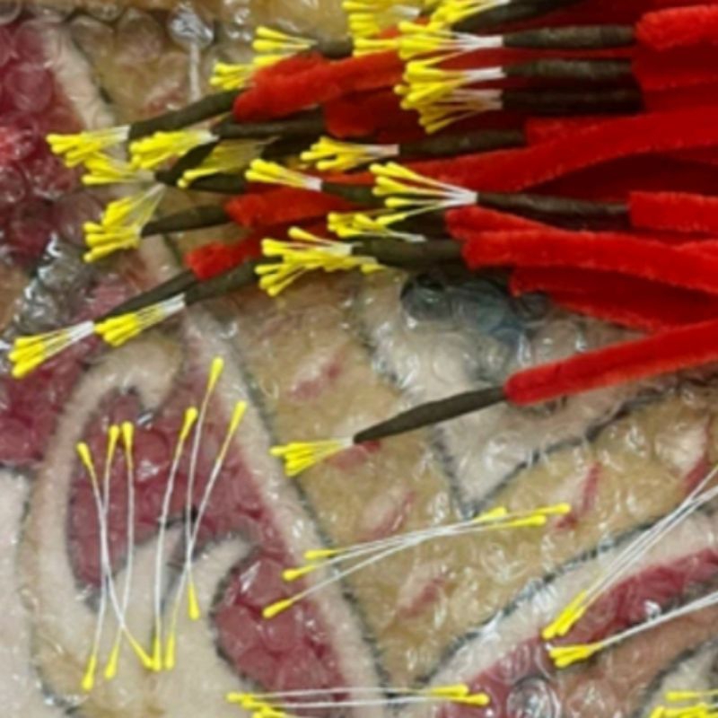 Nhụy hoa nhị hoa giả làm đồ handmade dài 6_7cm,Nhị hoa , phụ kiện làm hoa trang trí handmade