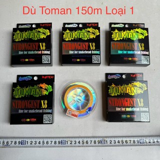 Dây dù 150m x8 pe strongest toman cao cấp loại 1 - dd150m015
