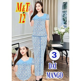BỘ NỮ quần DÀI chất liệu LỤA MANGO SIZE 2(dưới 57kg) và SIZE 3 (dưới 63kg)