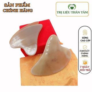 Dụng cụ massage lưu thông khí huyết mát xa cạo gió sừng tim 4-6mm