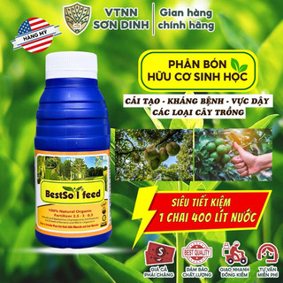 Phân bón hữu cơ sinh học Mỹ cải tạo đất vực dậy cây trồng 250ml 400 lít nước