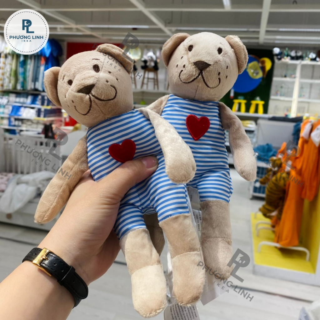 Gấu bông nhỏ cho em bé FABLER BJORN - Chính hãng IKEA IKEA