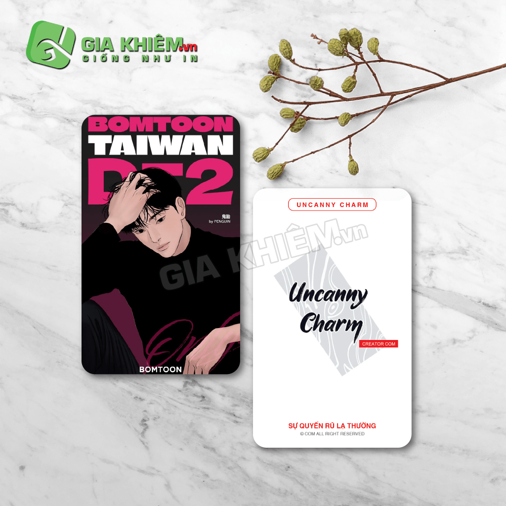 Card BOMTOON Unoff Lomo Manhwa BL Limited