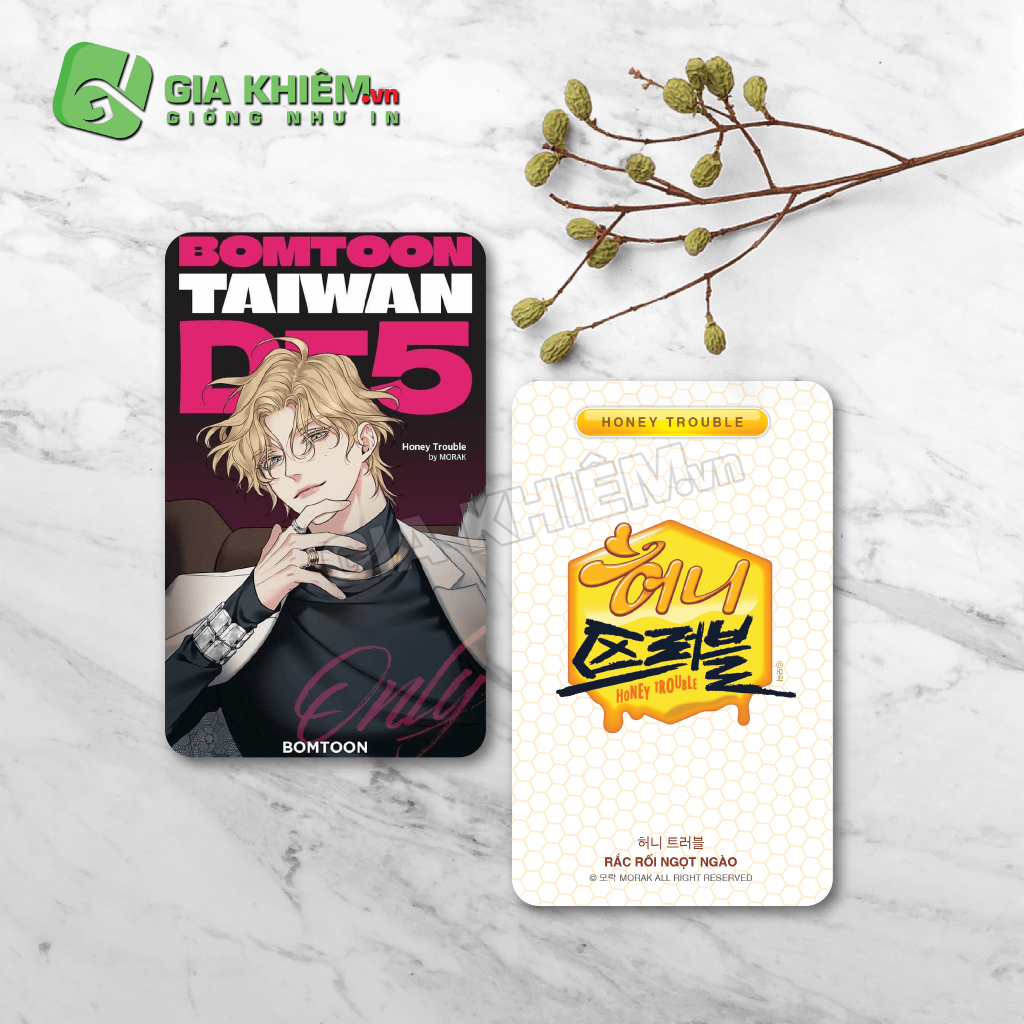 Card BOMTOON Unoff Lomo Manhwa BL Limited