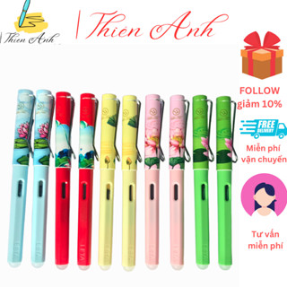 Bút máy luyện chữ đẹp LeTa hoa sen, bút luyện chữ đẹp LeTa hoa sen, bút luyện chữ thanh đậm nhẹ