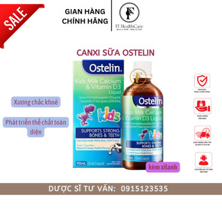 Canxi Ostelin cho bé dạng nước kèm xilanh cho trẻ từ 7 tháng