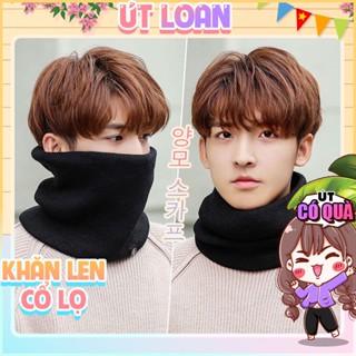 Khăn Len Nam Nữ Quàng Cổ Hình Ống Cổ Lọ Winter Mềm Dày Dặn Ấm Lắm Nha U2442